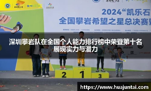 深圳攀岩队在全国个人能力排行榜中荣登第十名展现实力与潜力